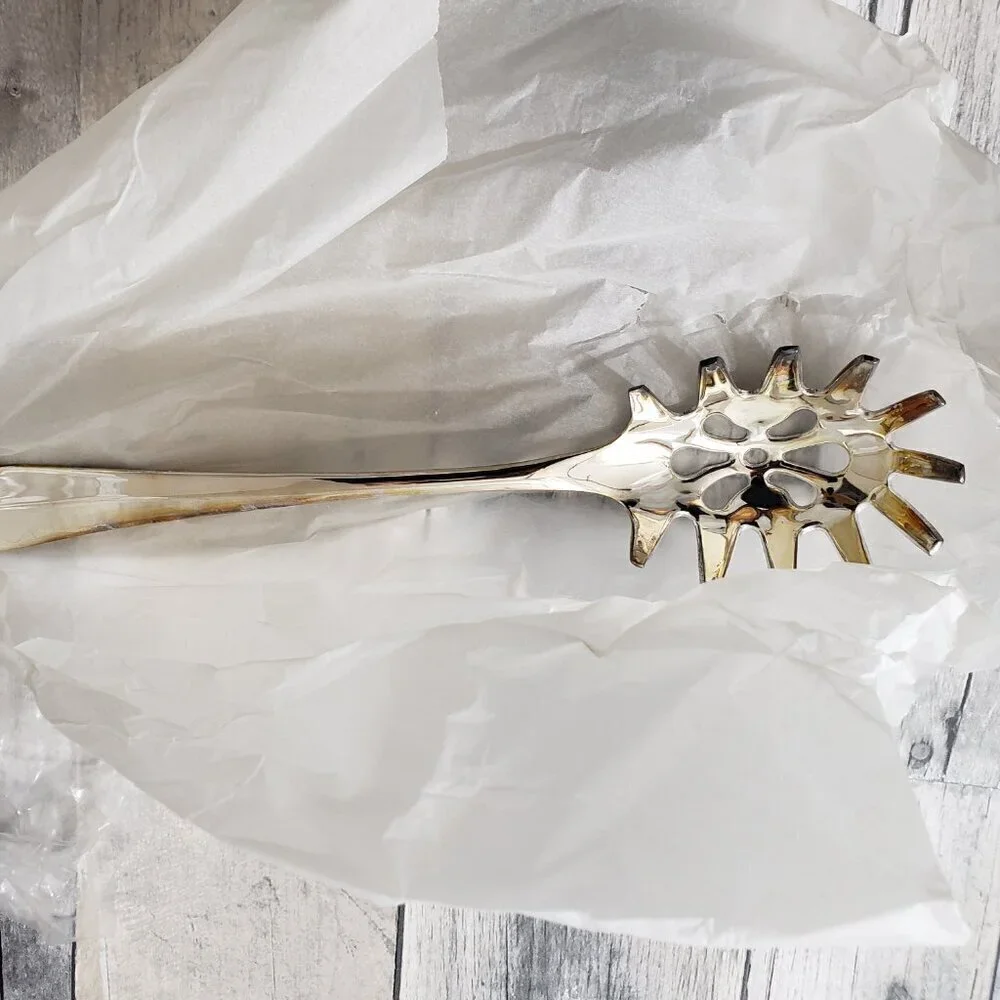 Vintage Unused Silver-plated Spaghetti Server